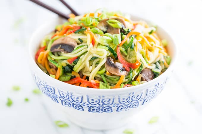 Zucchini Noodle Lo Mein: Comfort Food Packed with Veggies